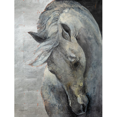 Shy Gray No Tear by Albena Hristova - Wrapped Canvas Graphic Art