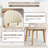 Mid Century Upholstered Solid Wood Dining Chairs Side Chairs-1360493820