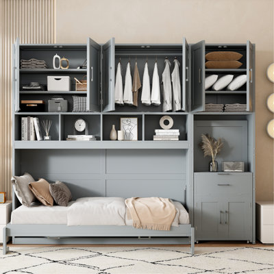 Lit simple - Gris Transformez votre chambre à coucher