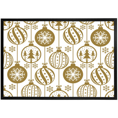 Wodina Beautiful Decorated Snowed In Christmas Tree - Single Picture Frame Print