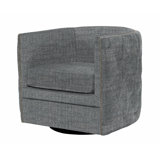 Palazzo 31.5'' Wide Tufted Swivel Barrel Chair