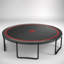 Trampoline durable de 12 pi avec cadre galvanisé et caractéristiques de sécurité améliorées, parfait pour le plaisir en famille à l'extérieur