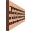 Moulure en aulne 46, l 46 3/8 po x H 4 po x T 3/8 po, aulne-95199106-95199098