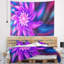 Tapisserie fleur florale en mauve-28494610