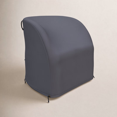 Maxille Swivel Wicker Outdoor Lounge Chair Patio Cover