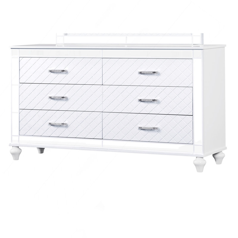 Commode Livorno G02790-D, champagne argenté