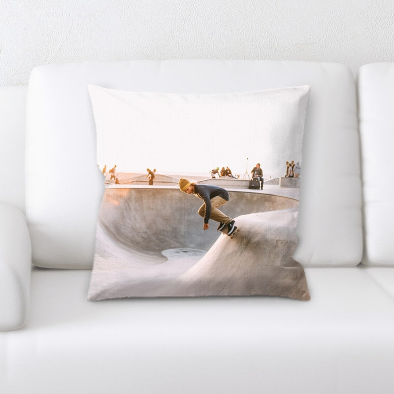 Lawson Microsuede Reversible Throw Pillow