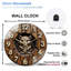 Horloge murale en bois
