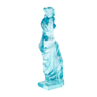 Cole And Grey Resin Tinted Woman Decorative Sculpture
