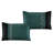 7 Piece Black Green Geometric Soft Bedding Comforter Set-110961956