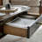 47.24" Coffee Solid + Manufactured Wood Oval Coffee Table