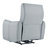 zero clearance recliner  Recliner,Power Recliner Chair,Electric Recliner For Living Room,PU Leather Reclining Armchair For Small Space,Reclining Sofa For Bedroom/Apartment/RV,With USB Port(Type-C) (Blue-Gray)-524231014