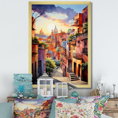 Liridona Colorful Mexico Magical Oaxaca Surrealism I - Mexico Wall Art