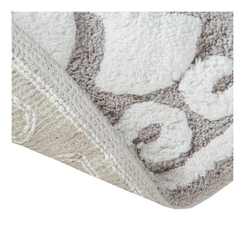 Medallion Cotton Tufted Bath Rug