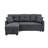Modern L-Shaped Sleeper Sofa Pull Out Sectional Sofa With Storage Chaise-342564062-363240599