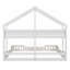Lits plateforme Wood House, deux lits partagés