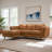 Chase Genuine Leather Sectional Left Facing-1740211377