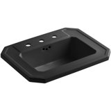Kathryn® Vitreous China Rectangular Drop-In Bathroom Sink with Overflow