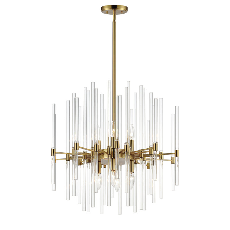 Chadley 8-Light Chandelier, Héritage doré, H 21,75 po x l 23,75 po x P 23,75 po