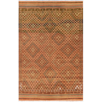 Antique One of a Kind One-of-a-Kind 5'11" x 8'11" Hand Knotted Area Rug