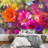Abstract Floral Peel & Stick Border-93997056