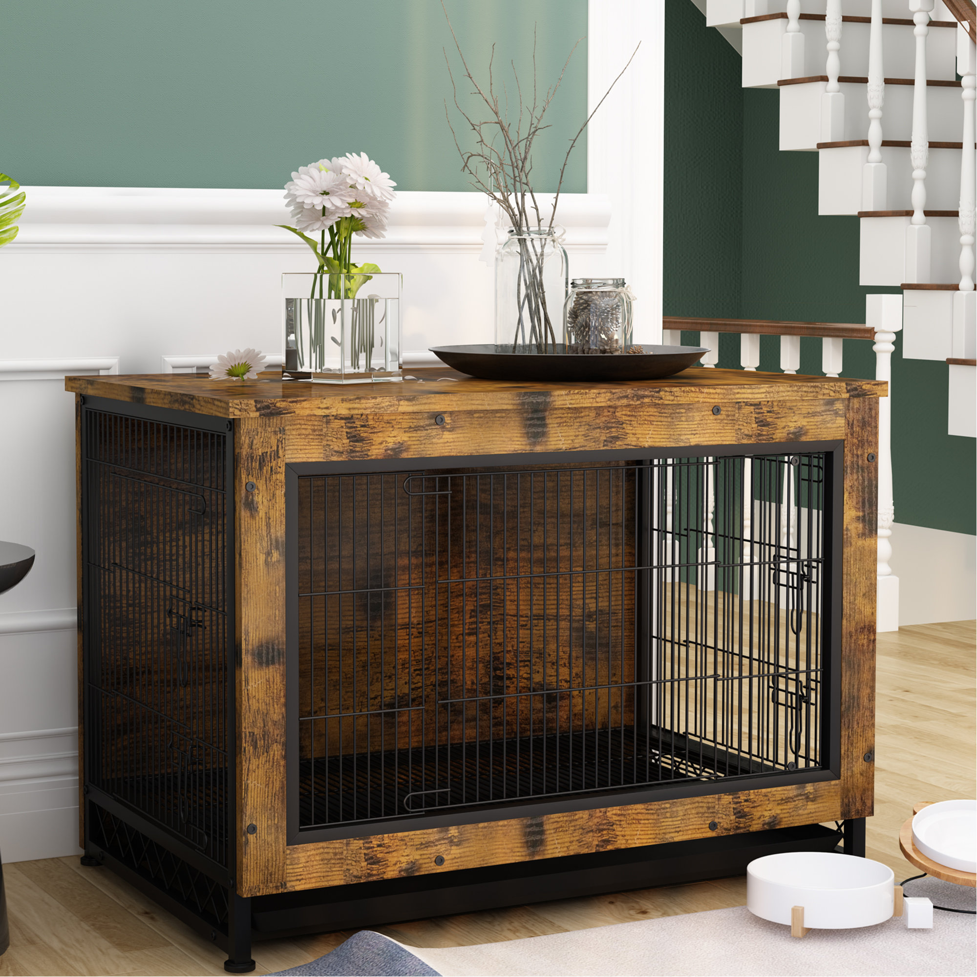 Tucker Murphy Pet™ Chinmay Furniture Style Pet Crate & Reviews | Wayfair