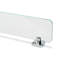 Camberwel Wall Mounted Glass Shelf with Chrome Flex-Fix Brackets
