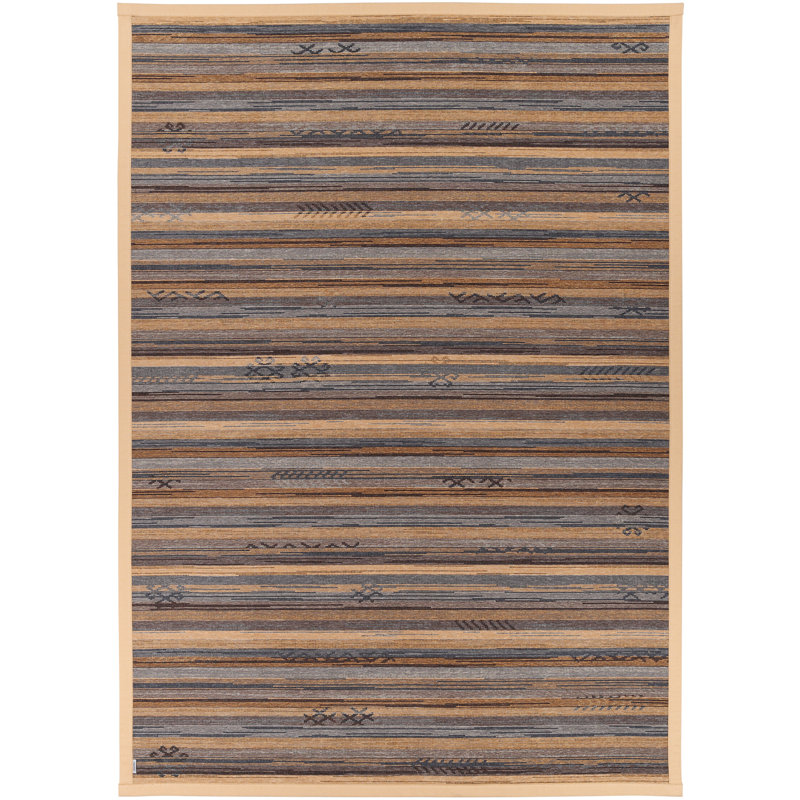 Ragusa Striped Hand Woven Area Rug, Rectangle 100 x 160cm