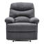 Velvet Manual Swivel Recliner