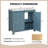 36'' Single Bathroom Vanity with Ceramic Top-1672477095