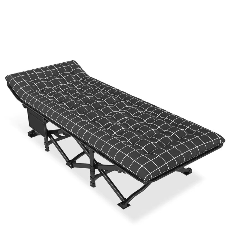 Folding Daybed Camping Cot with Mattress