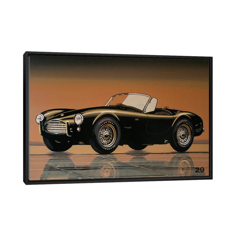 Shelby Cobra 1962 by Paul Meijering - Floater Frame Gallery-Wrapped Canvas Giclée on Canvas