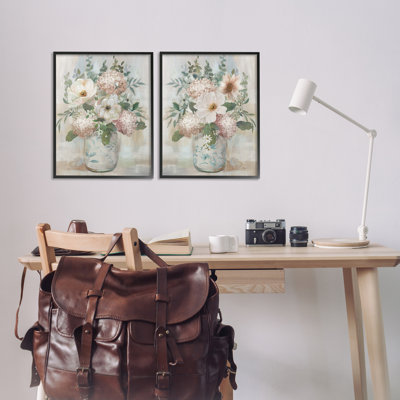 Ensemble de 2 giclées encadrées, assorties, par Nan