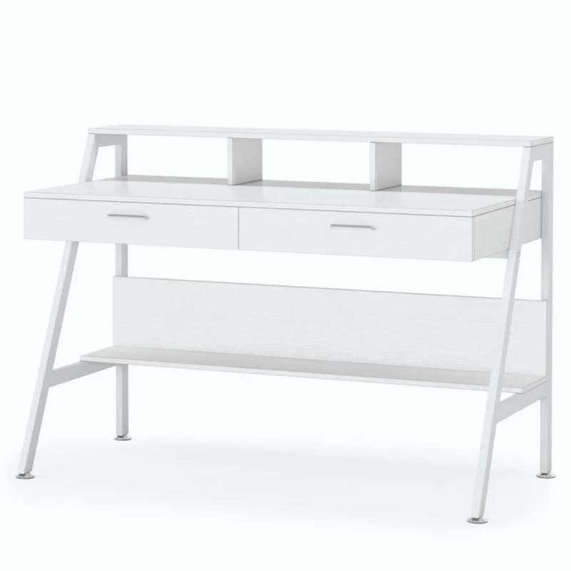 Bureau, bureau d'écriture avec tablette de rangement