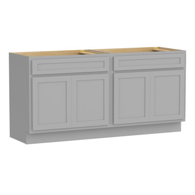 72" Double Bathroom Vanity Base Only