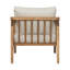 Fauteuil club d'extérieur en bois d'acacia Westin (ensemble de 2)