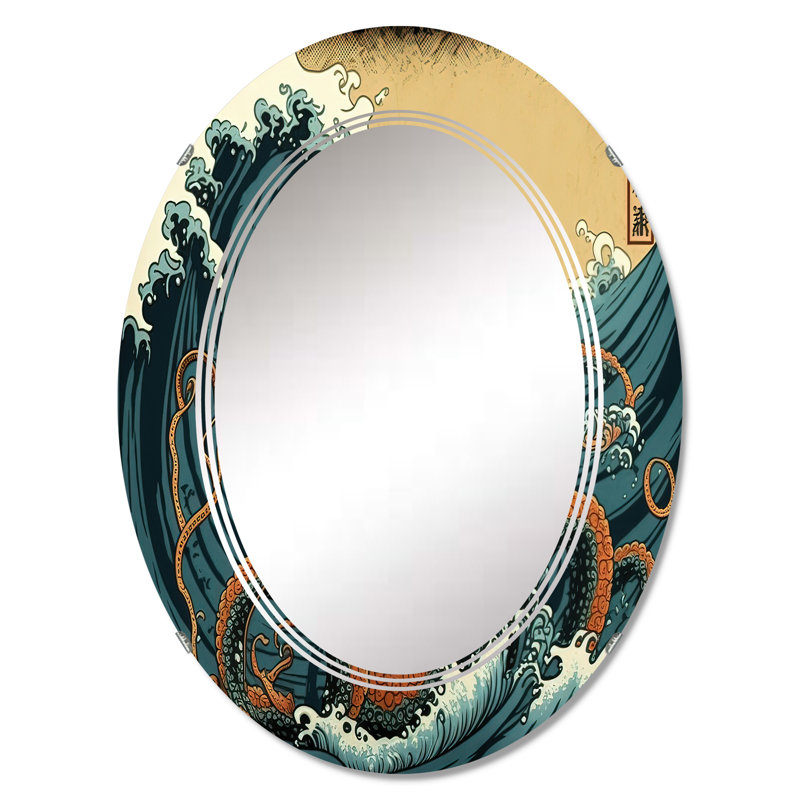 Miroir mural paysage japonais Philicia, 36 po x 24 po