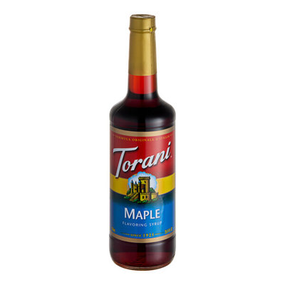 Torani Maple Flavoring Syrup 750 mL Glass Bottle WS-880362320
