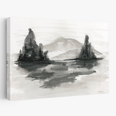 Cabin / Lodge Ink Landscape