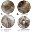 Faye - Décoration murale abstraite ronde en métal-109671007
