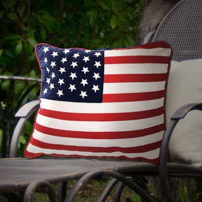 Americana Stars and Stripes Pillow