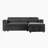 Pull-Out Sofa Bed L-Shape Sectional Sofa with Adjustable Headrest, Wireless Charging