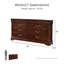 Commode double 6 tiroirs Treska