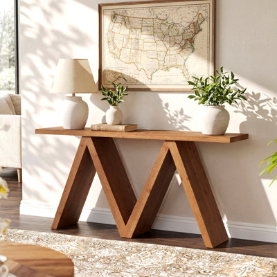 160cm Solid Wood Console Table