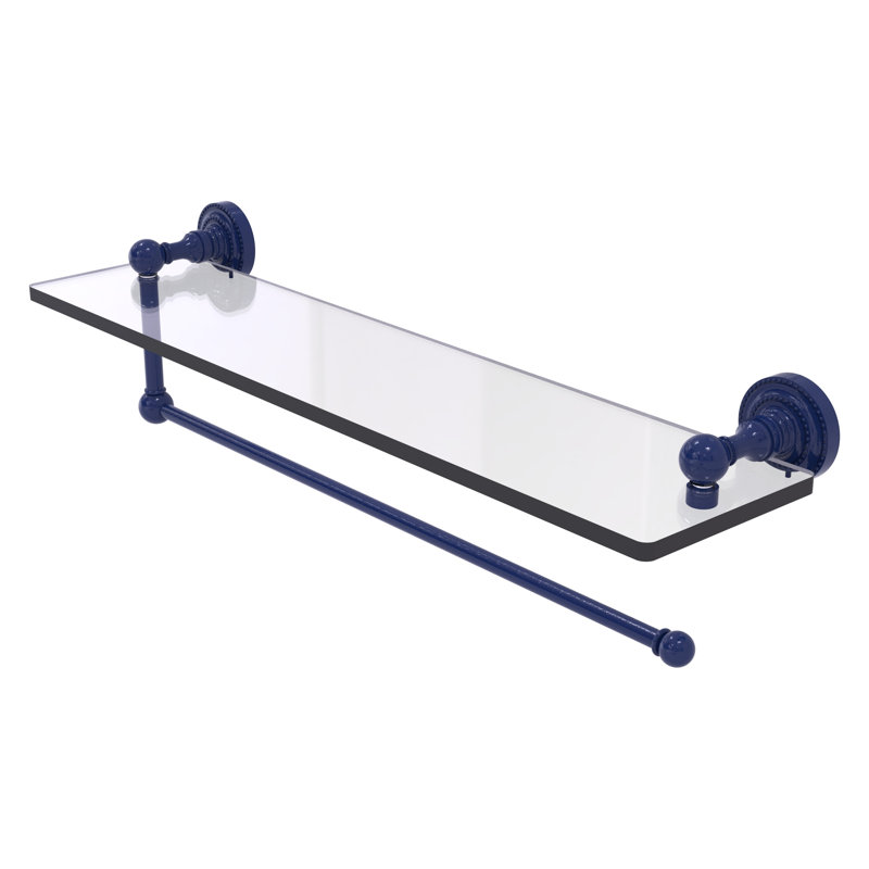 Porte-serviettes en papier avec tablette en verre Dottingham Collection Dottingham, H 5 po x l 22 po x P 5 po