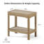 Table d'appoint en rotin à 2 niveaux, table de chevet de style bohème rustique (chêne caramel, 2 pièces)-1446062632-1447332606