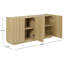 Buffet 2 tiroirs Bloom Scallop-505172813