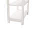 Wood Narrow Sided, Table Sofa Side Table with Drawers and Partition in 180 Flip Over Design-765032754