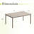 Rectangular Outdoor Patio Dining Table-2120529936