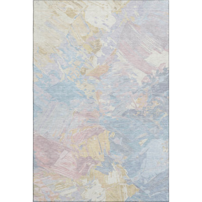 Premium Machine Washable Varroville AMF1713 Abstract Rug